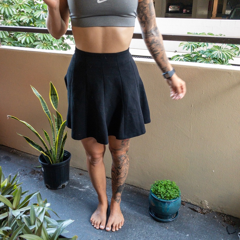 Black A-Line Skirt
